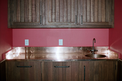 Copper Countertop & Backsplashes