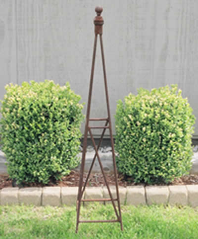 short garden obelisk