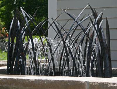 StainlessSteel Botanical Fountain